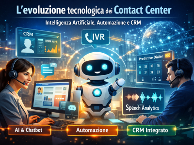 L’evoluzione tecnologica dei Contact Center intelligenza artificiale, automazione e CRM